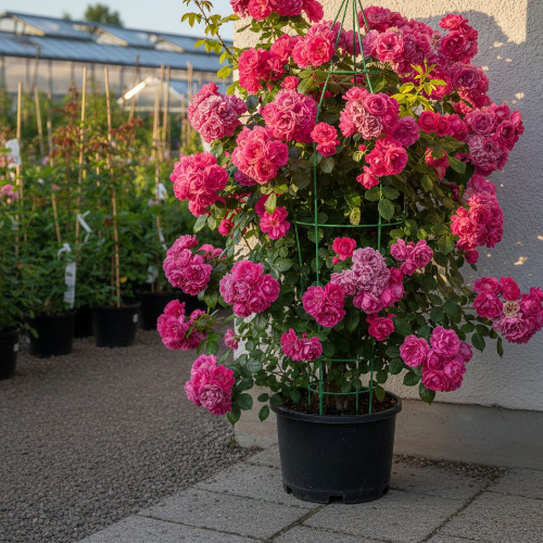Роза плетистая Пинк Клауд купить