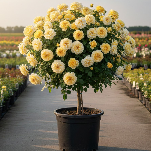 Роза штамбовая Микеланжело купить